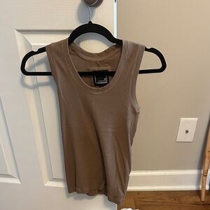 Coffee colored Lily and Lottie tank